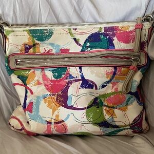 Coach Poppy Hippie Multi C Shoulder bag EUC